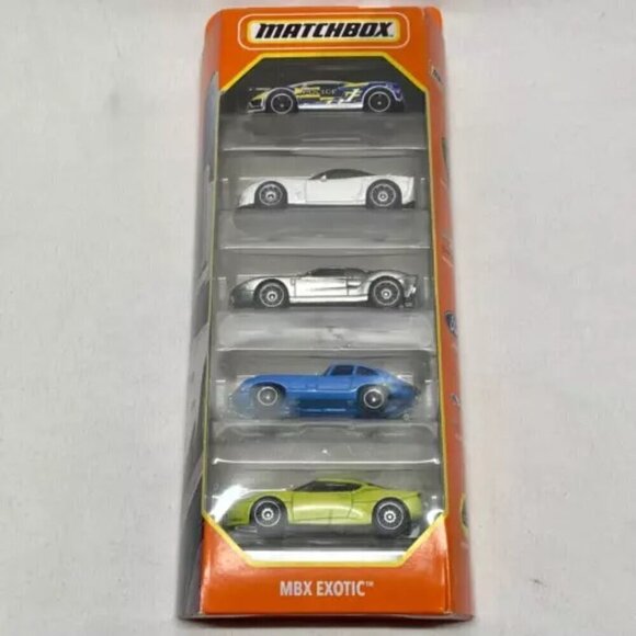 Matchbox MBX Exotics Lambo Chevy Ford Jaguar Lotus 5-Pack 1:64 Die-cast - Picture 10 of 10